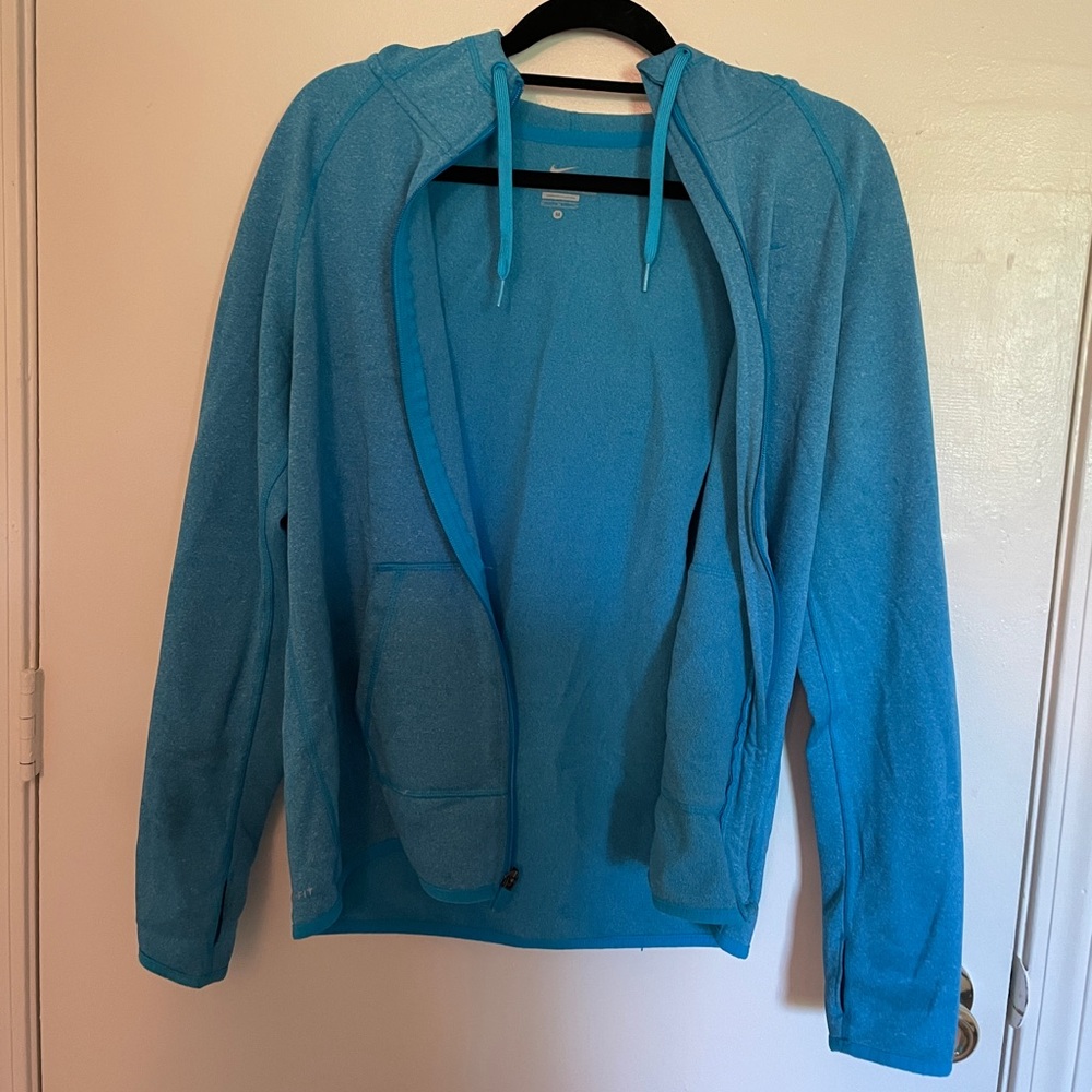 Blue Nike Thermal Hoodie